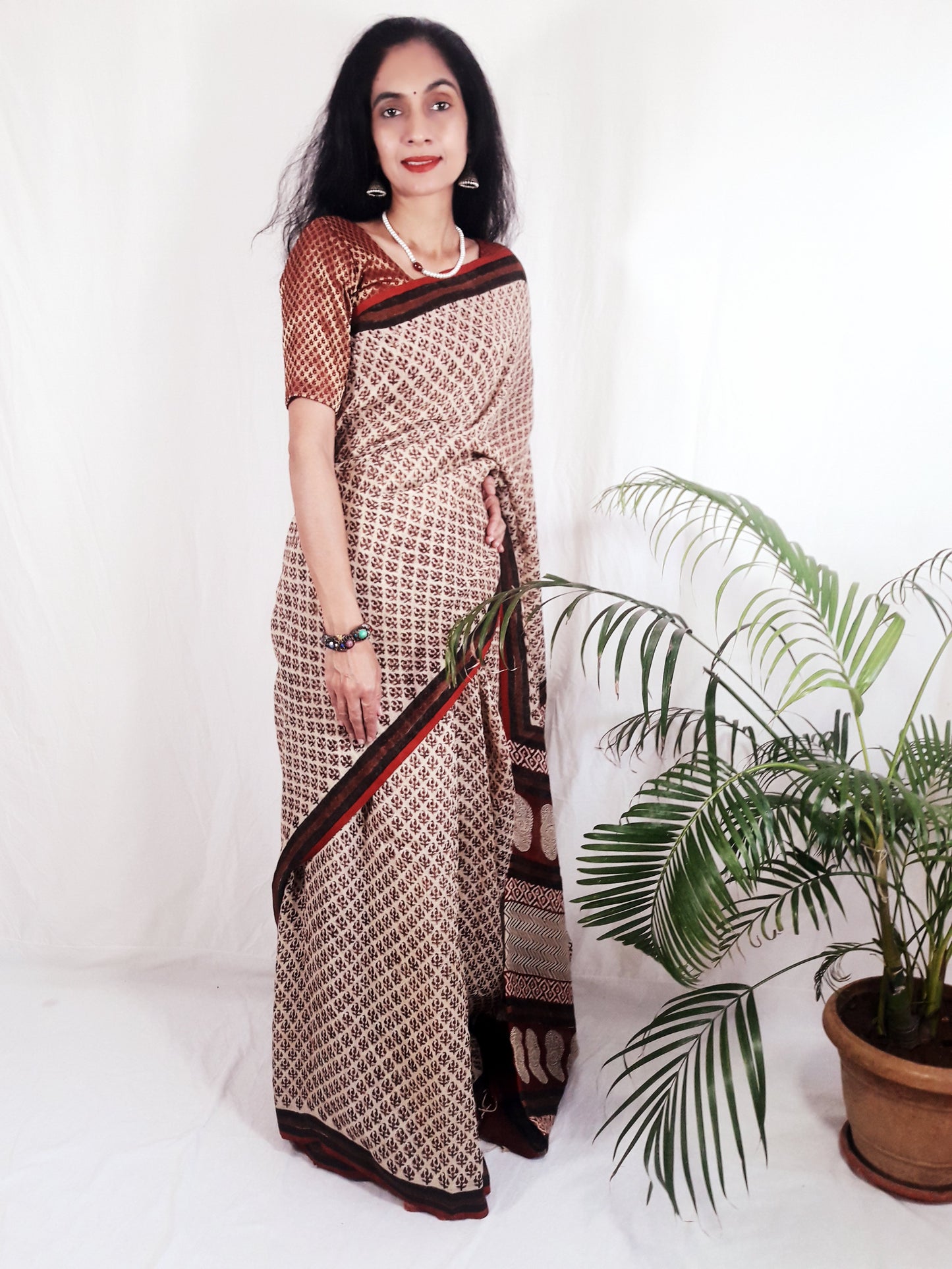 Pure Linen Saree