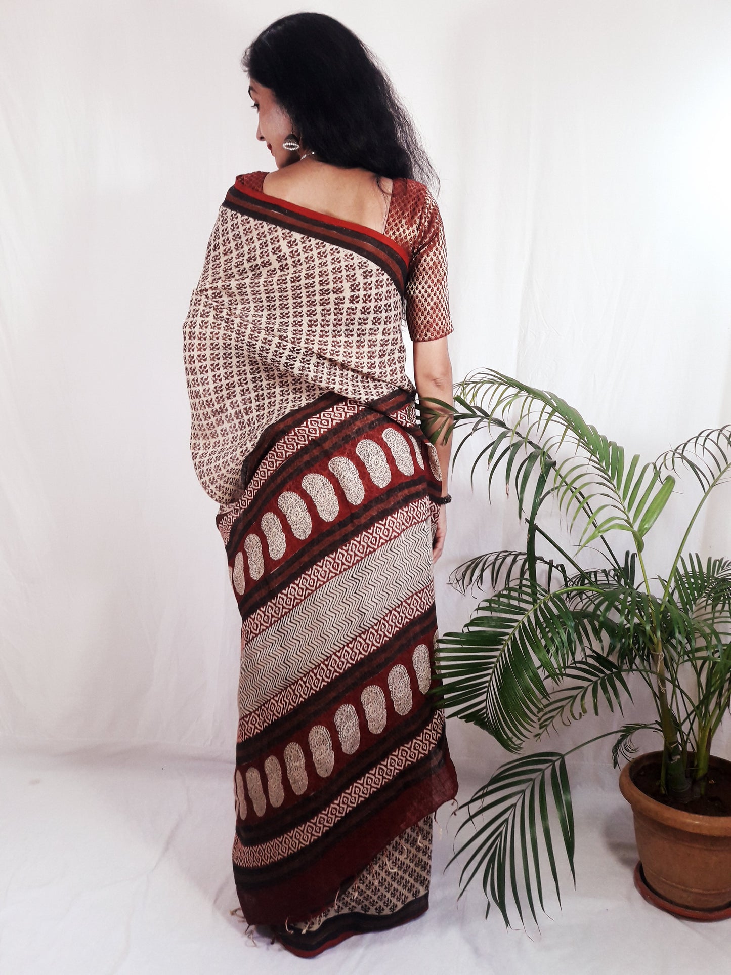 Pure Linen Saree