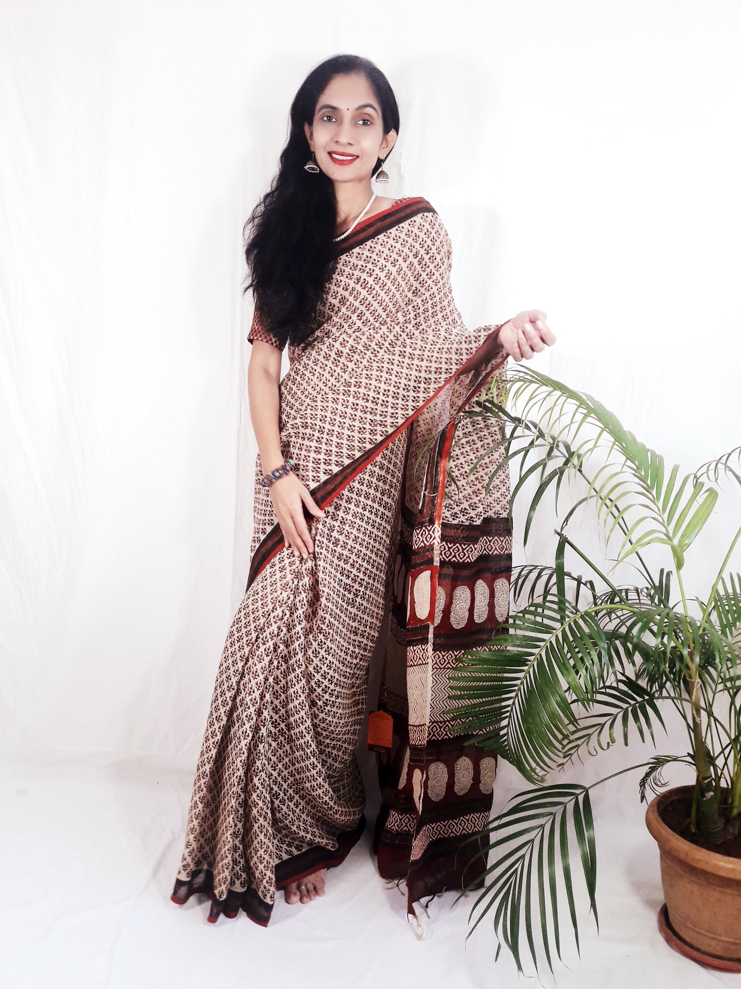 Pure Linen Saree