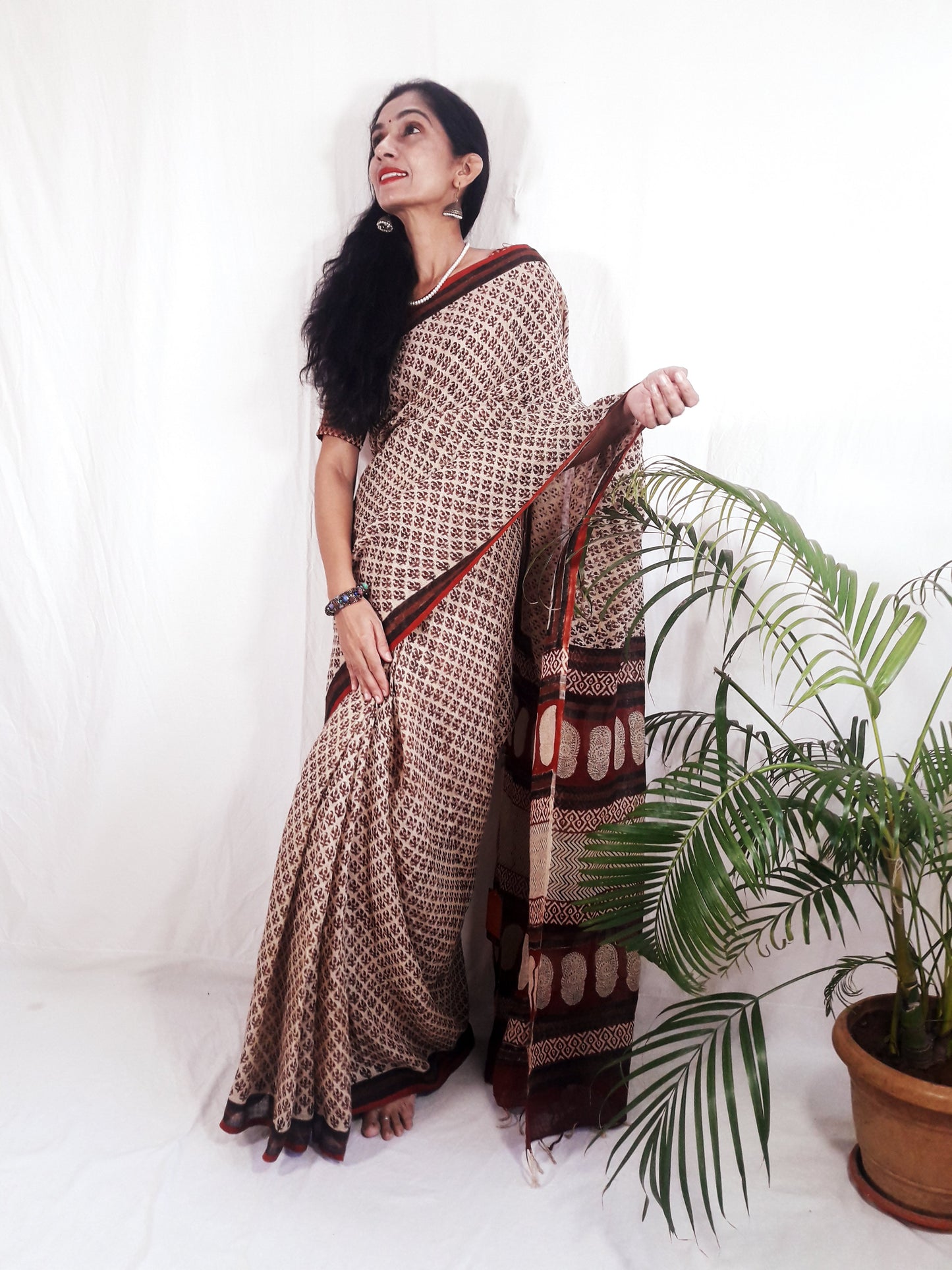 Pure Linen Saree