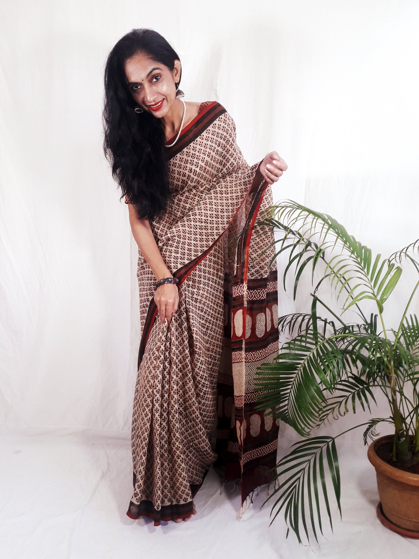 Pure Linen Saree