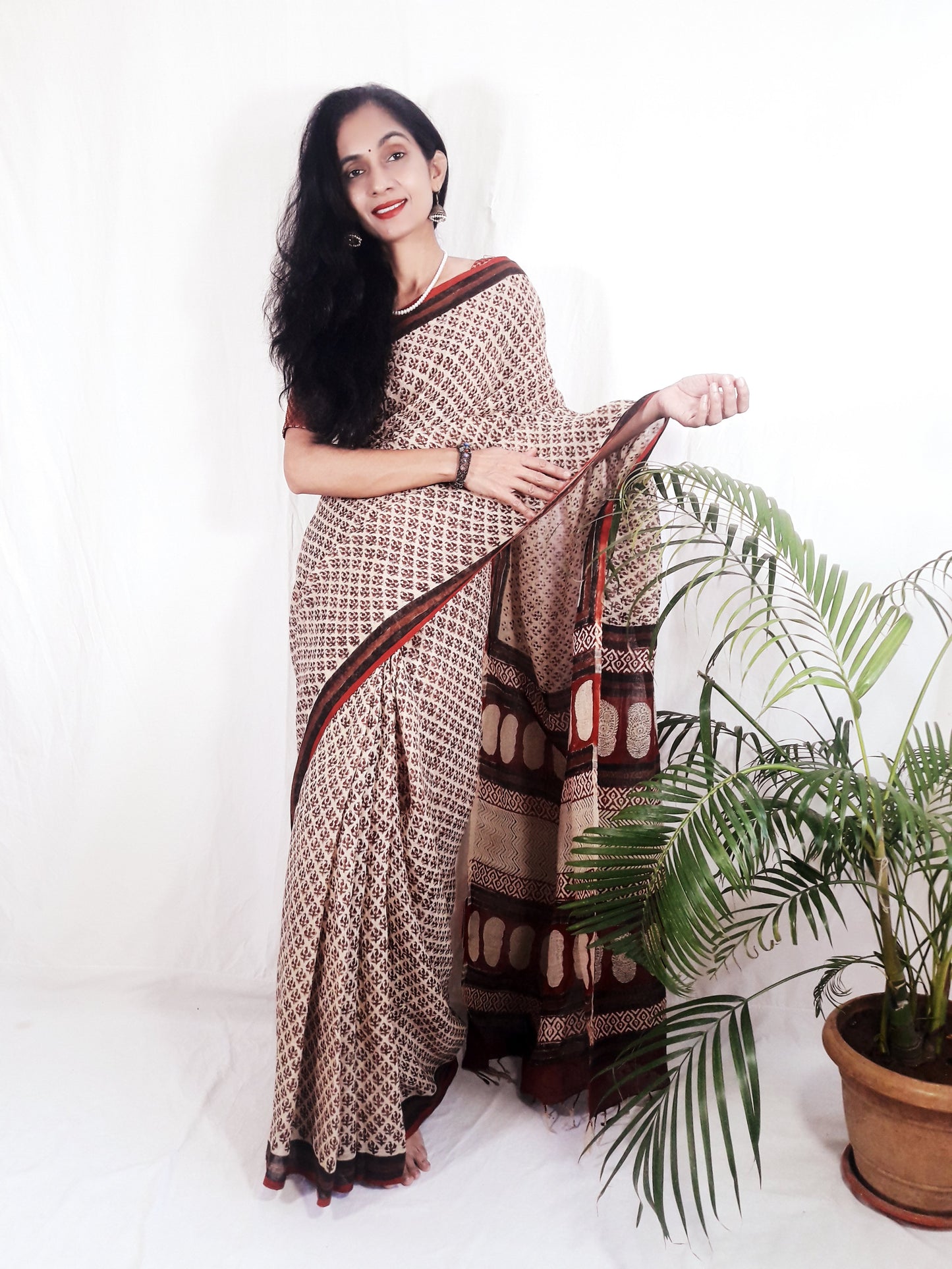 Pure Linen Saree