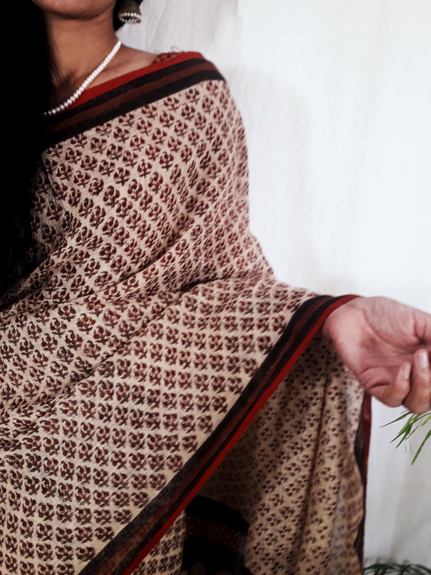 Pure Linen Saree