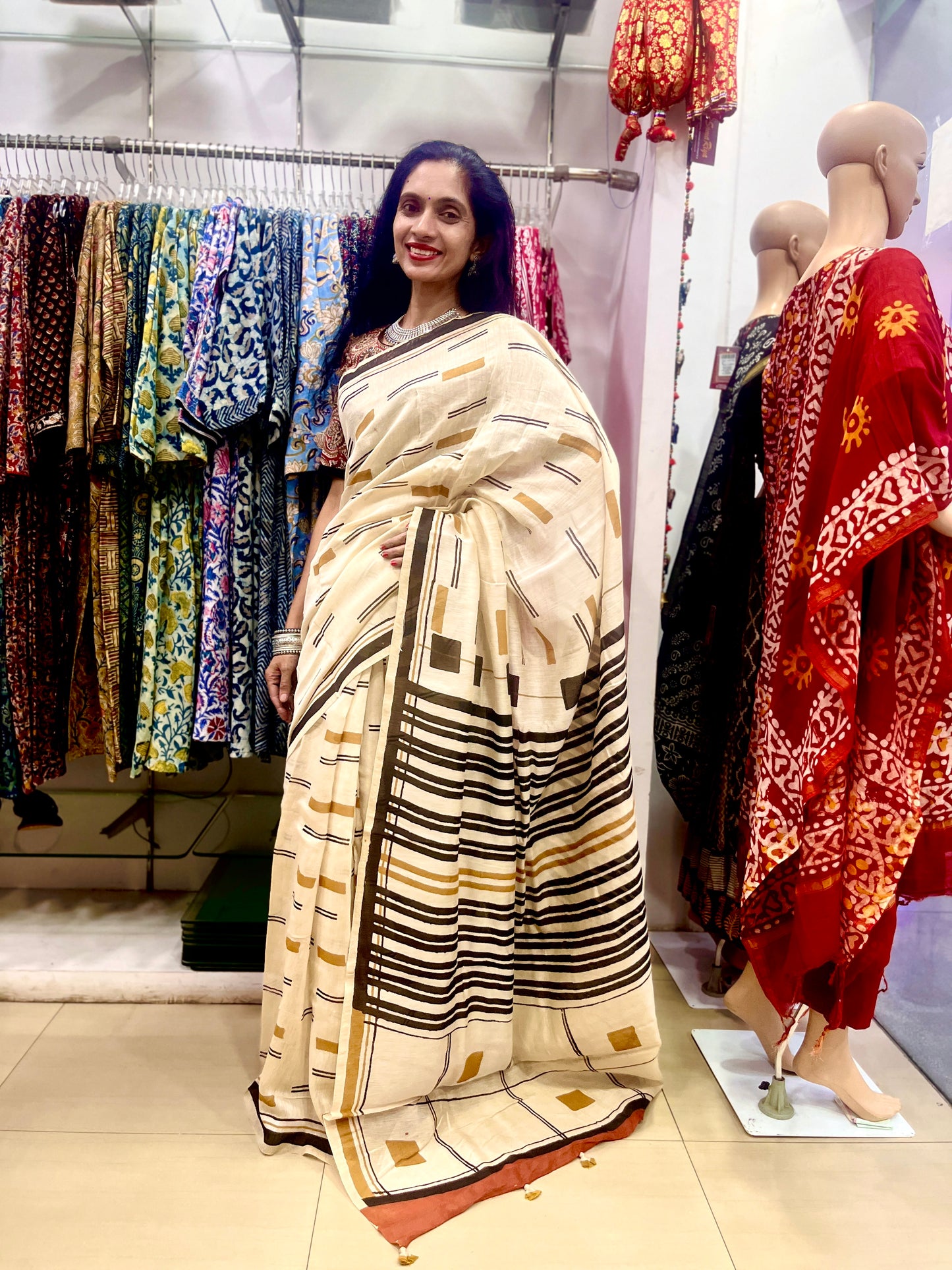 Chanderi Silk aree