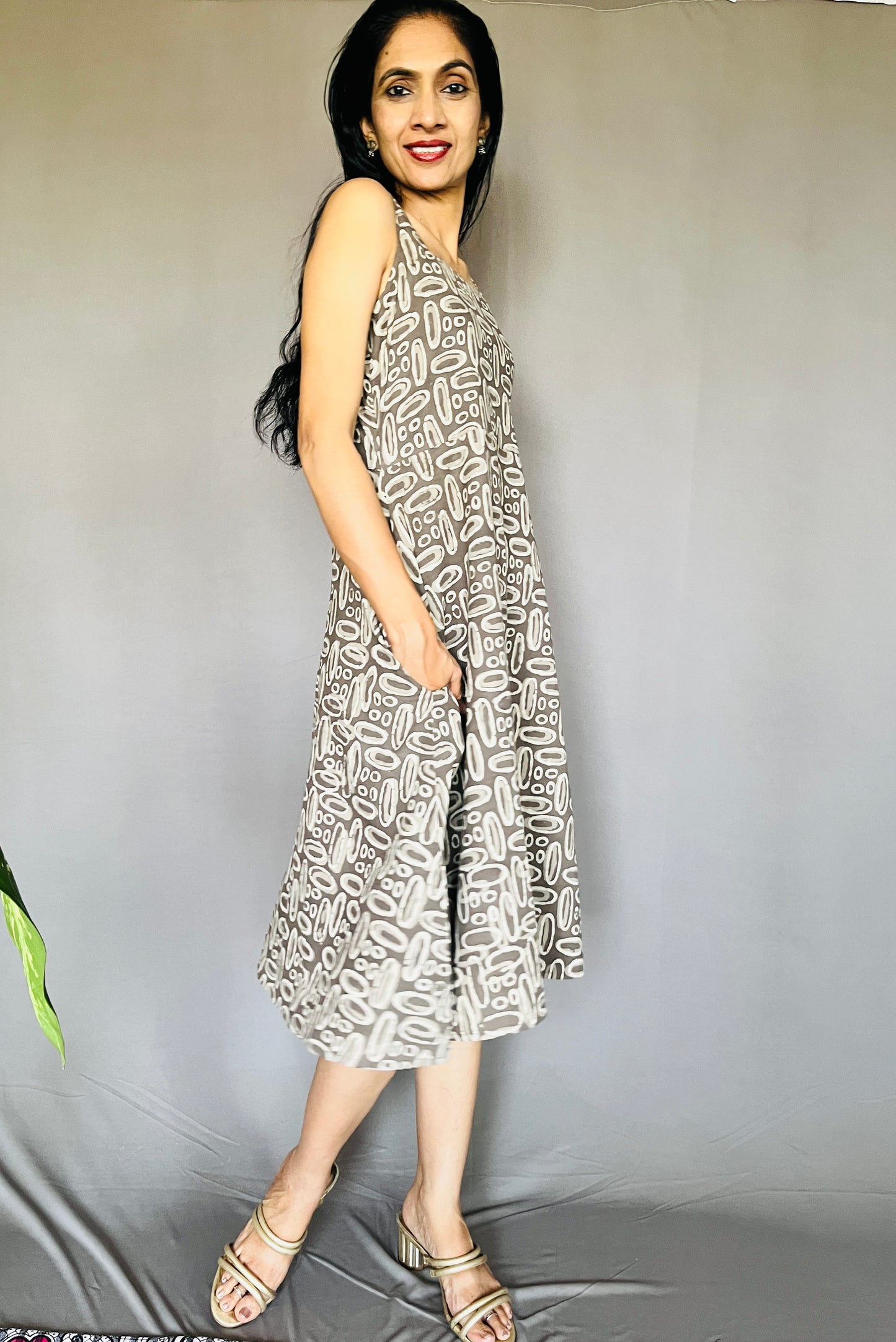 Hand Block Printed Cotton Dress