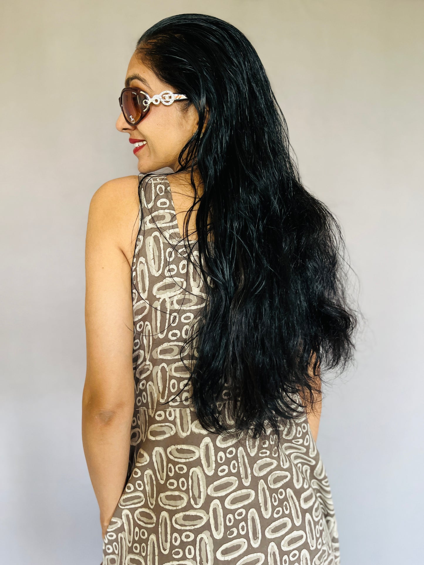 Hand Block Printed Cotton Dress