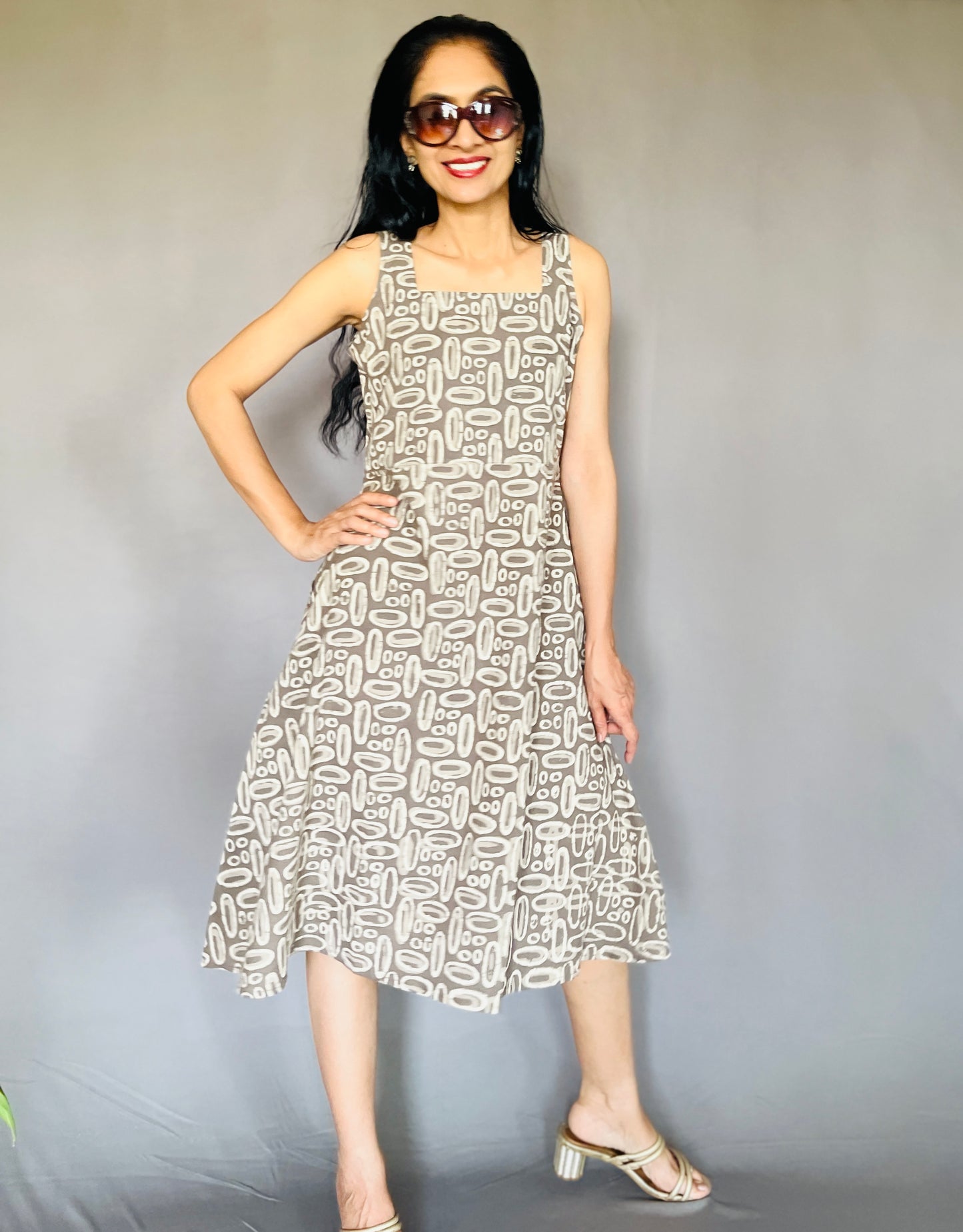 Hand Block Printed Cotton Dress