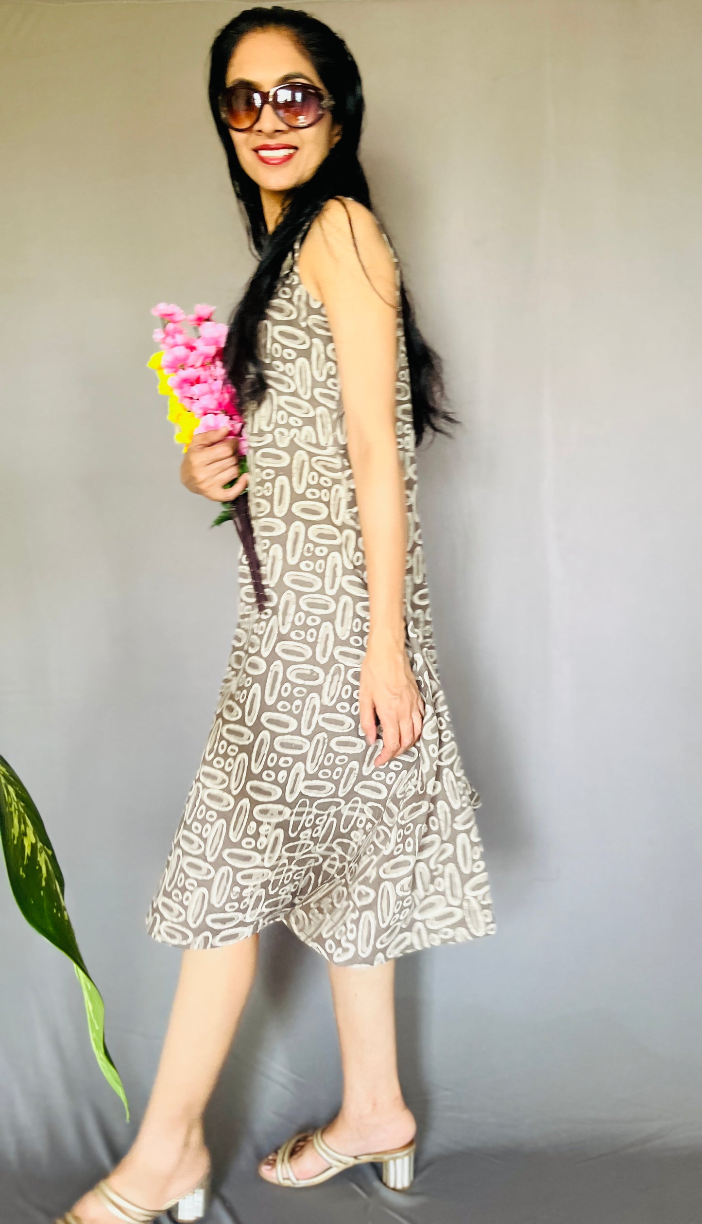 Hand Block Printed Cotton Dress