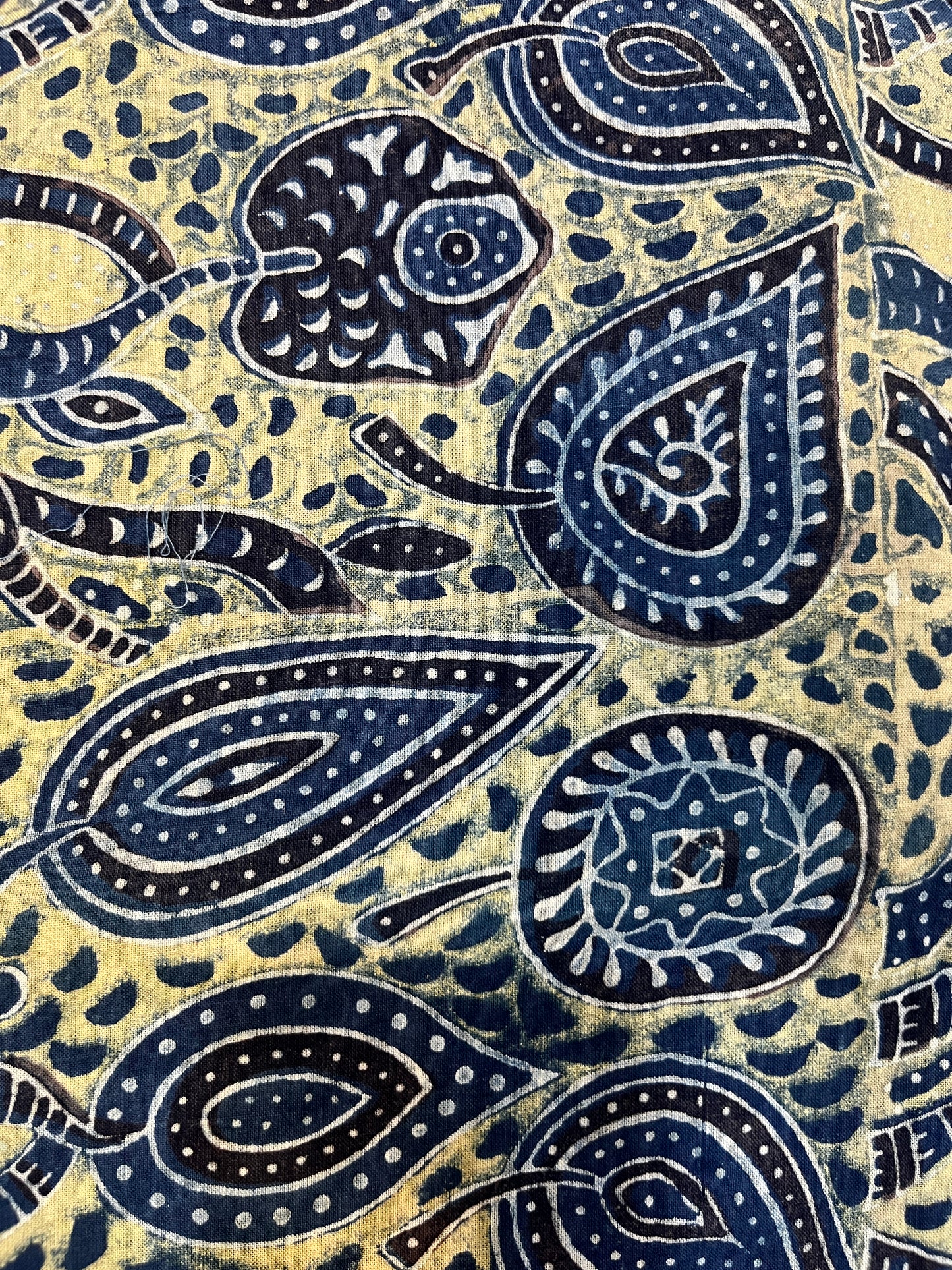 BUTI STYLE AJRAKH HAND BLOCK PRINTED FABRIC