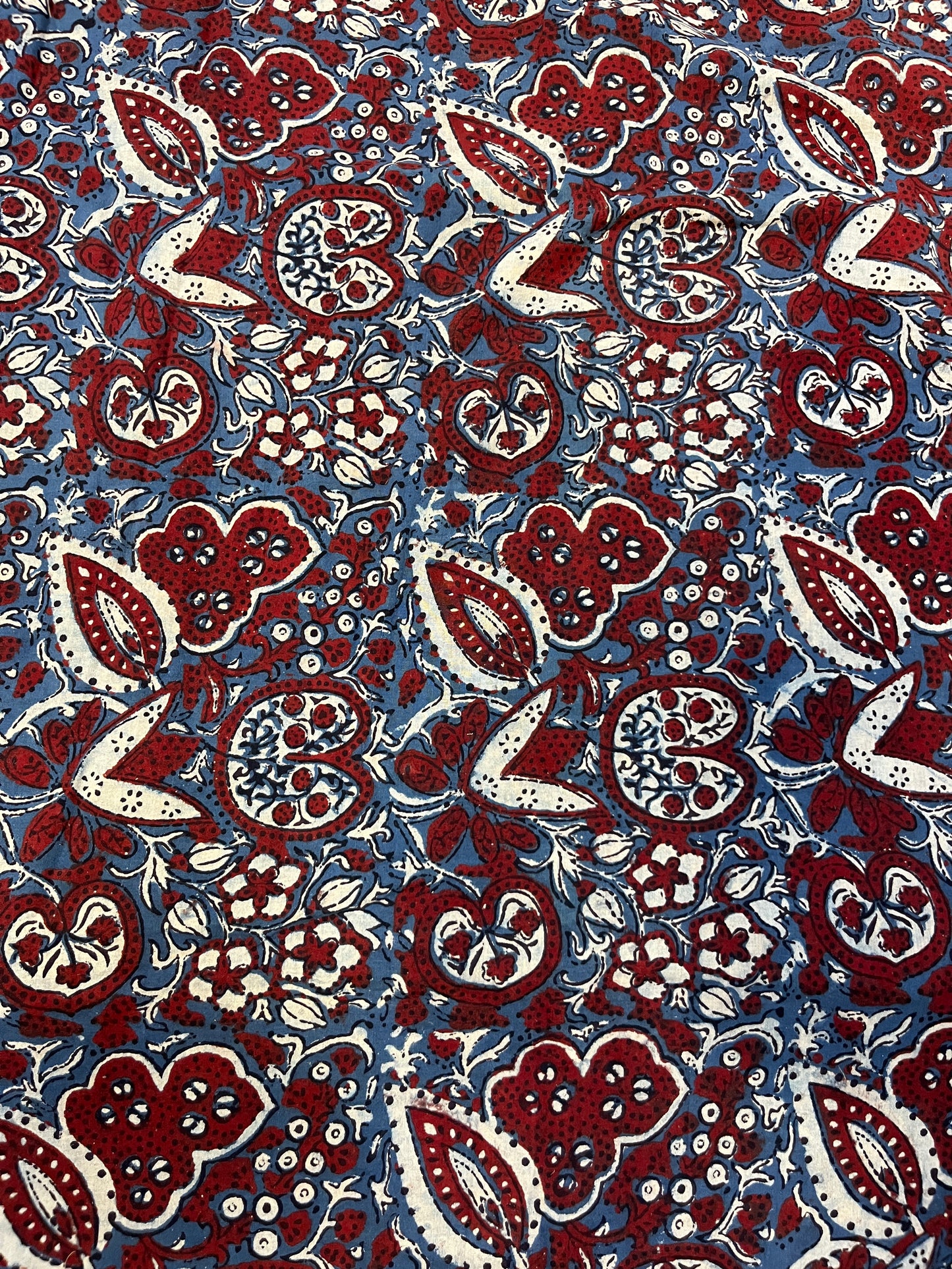 AJRAKH RED MEHROON BUTI PRINT