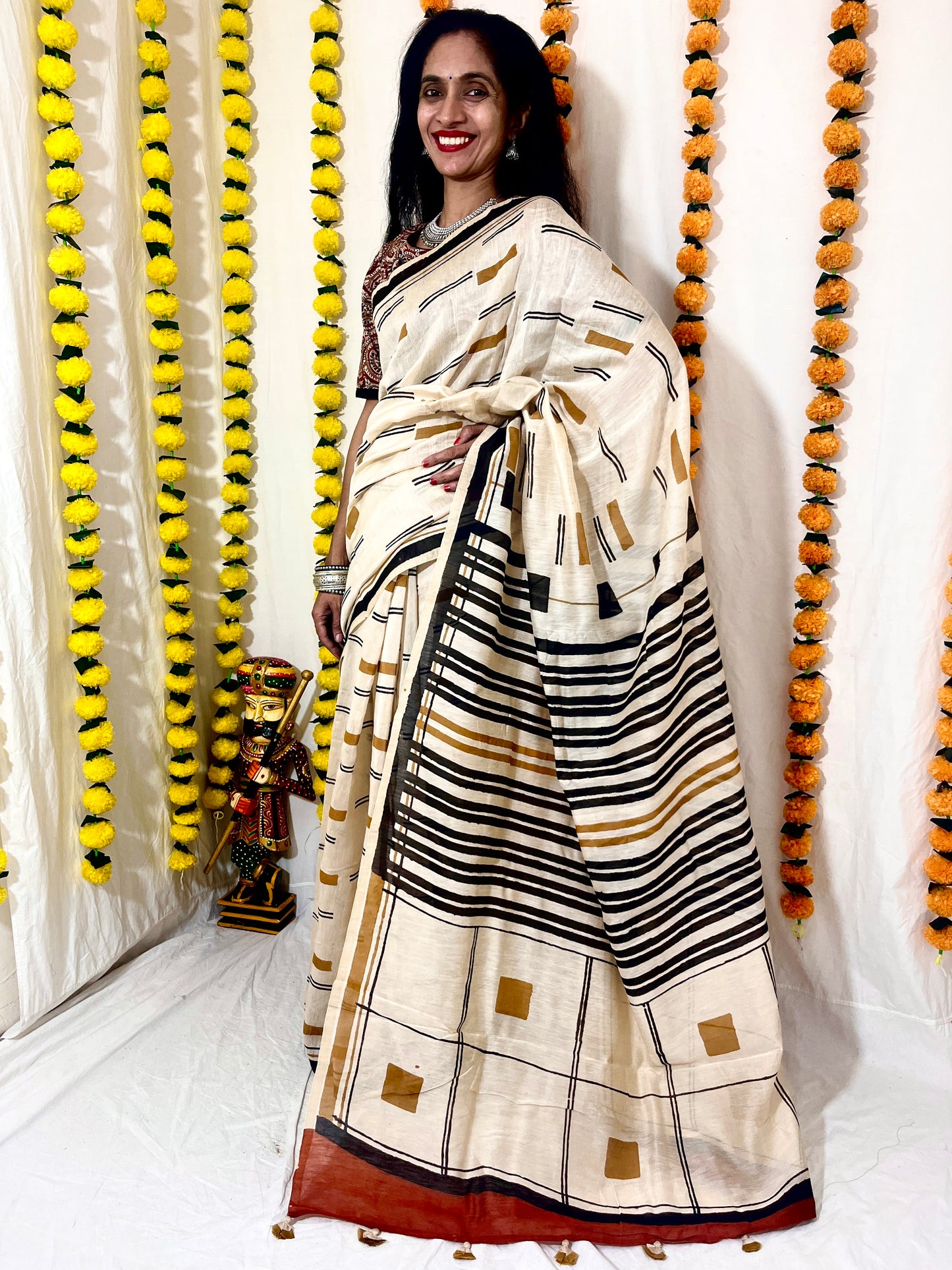 Chanderi Silk aree