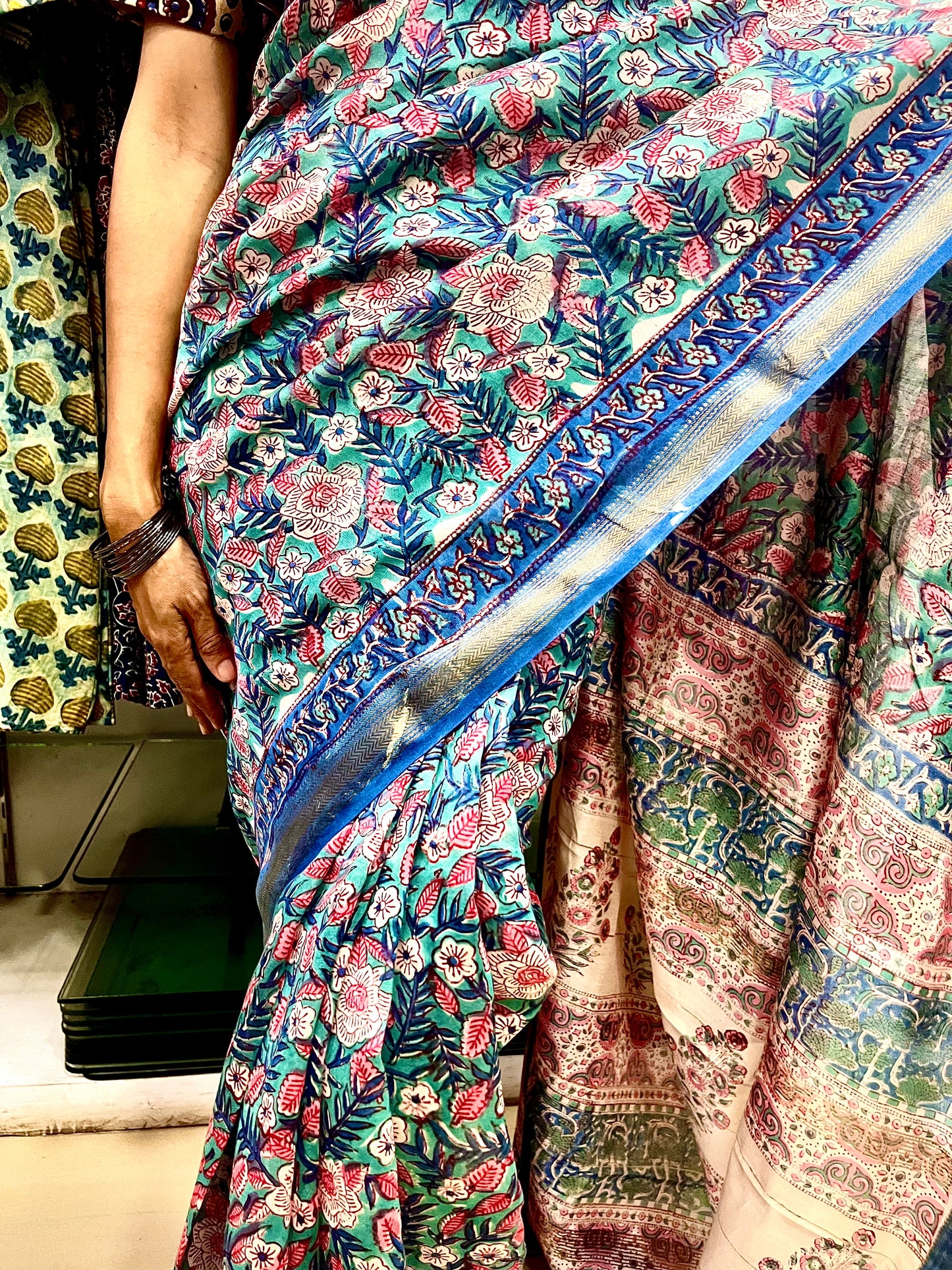 Maheshwari Silk Saree