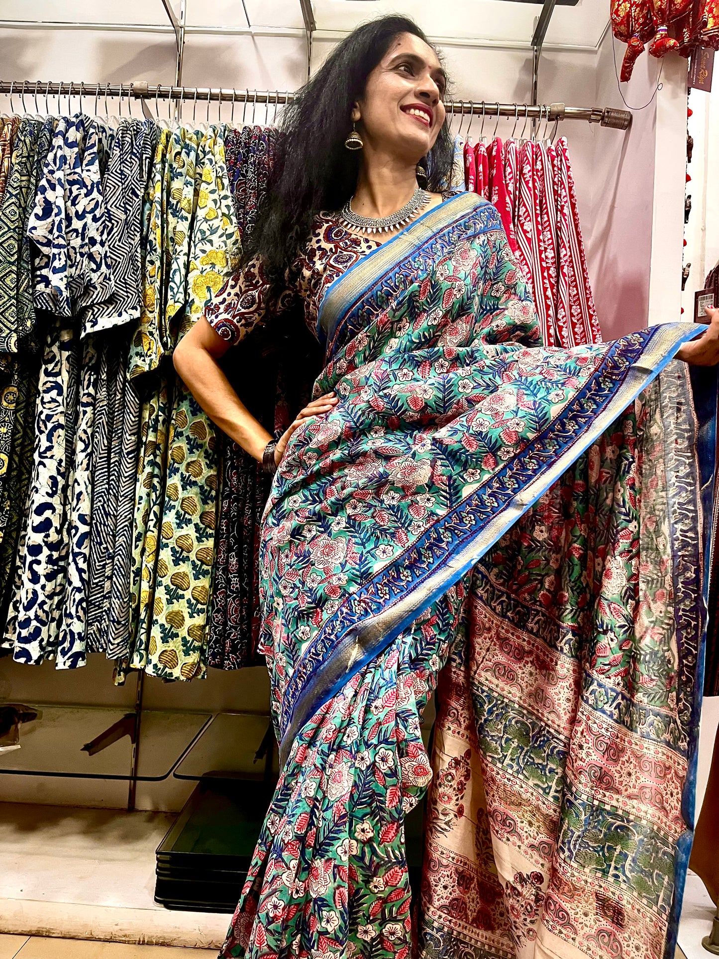 Maheshwari Silk Saree