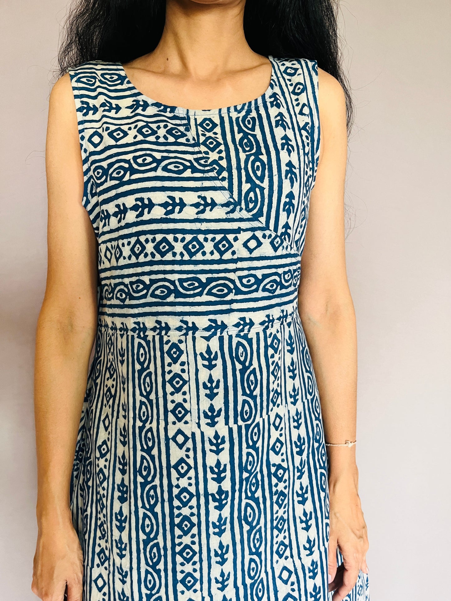 Natural Indigo Dyed Dress