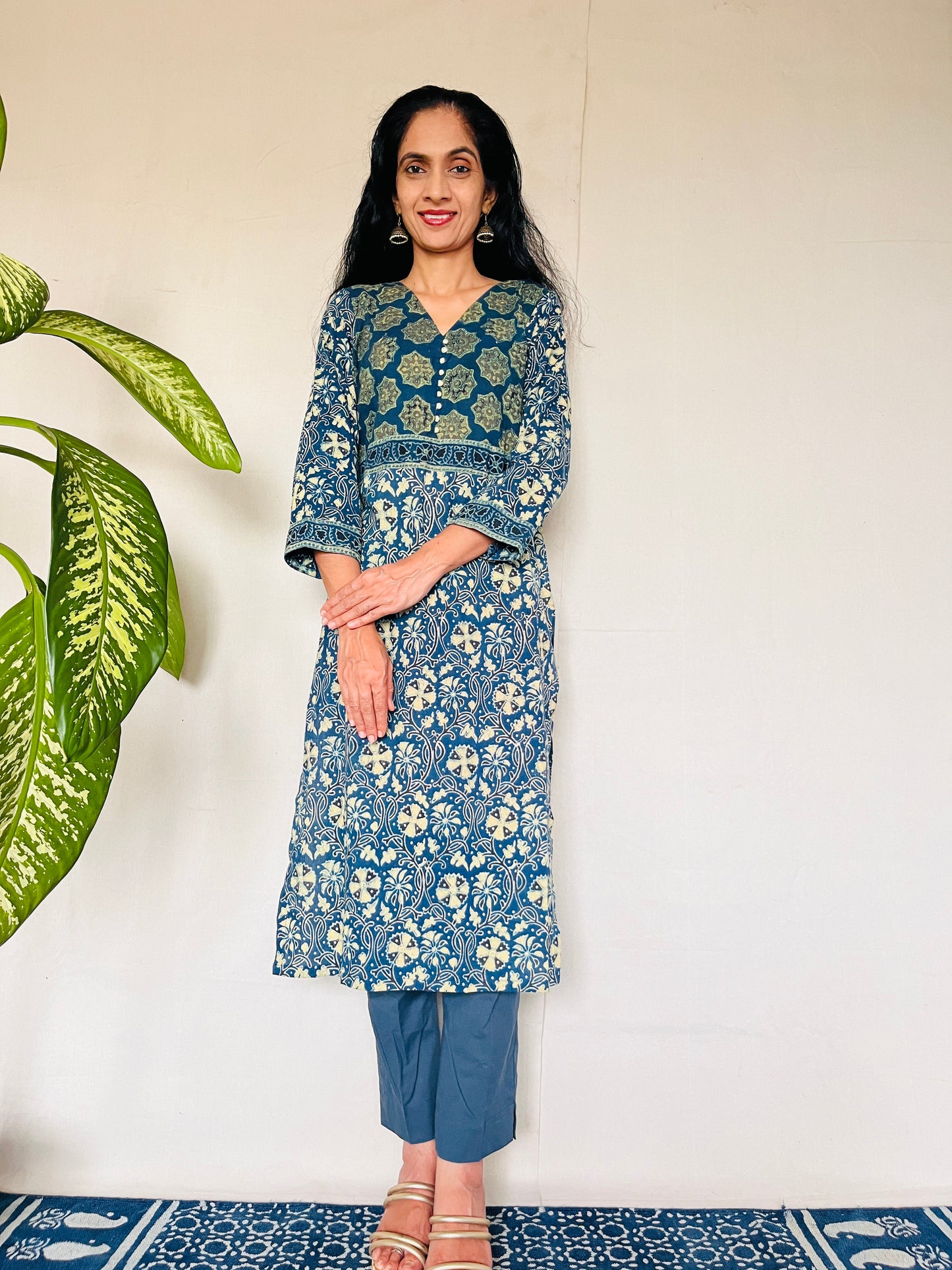 AJRAKH Print Kurti