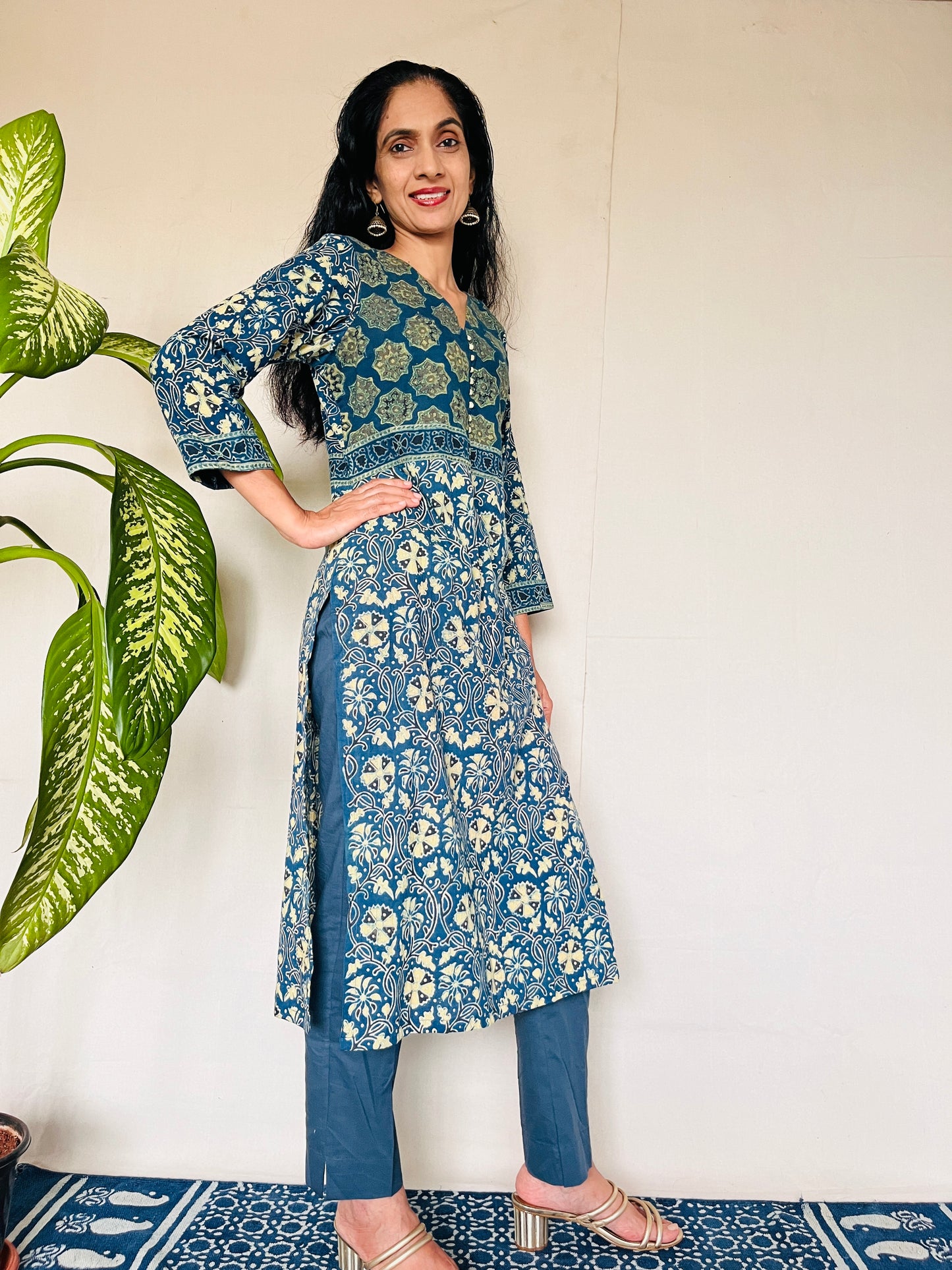 AJRAKH Print Kurti