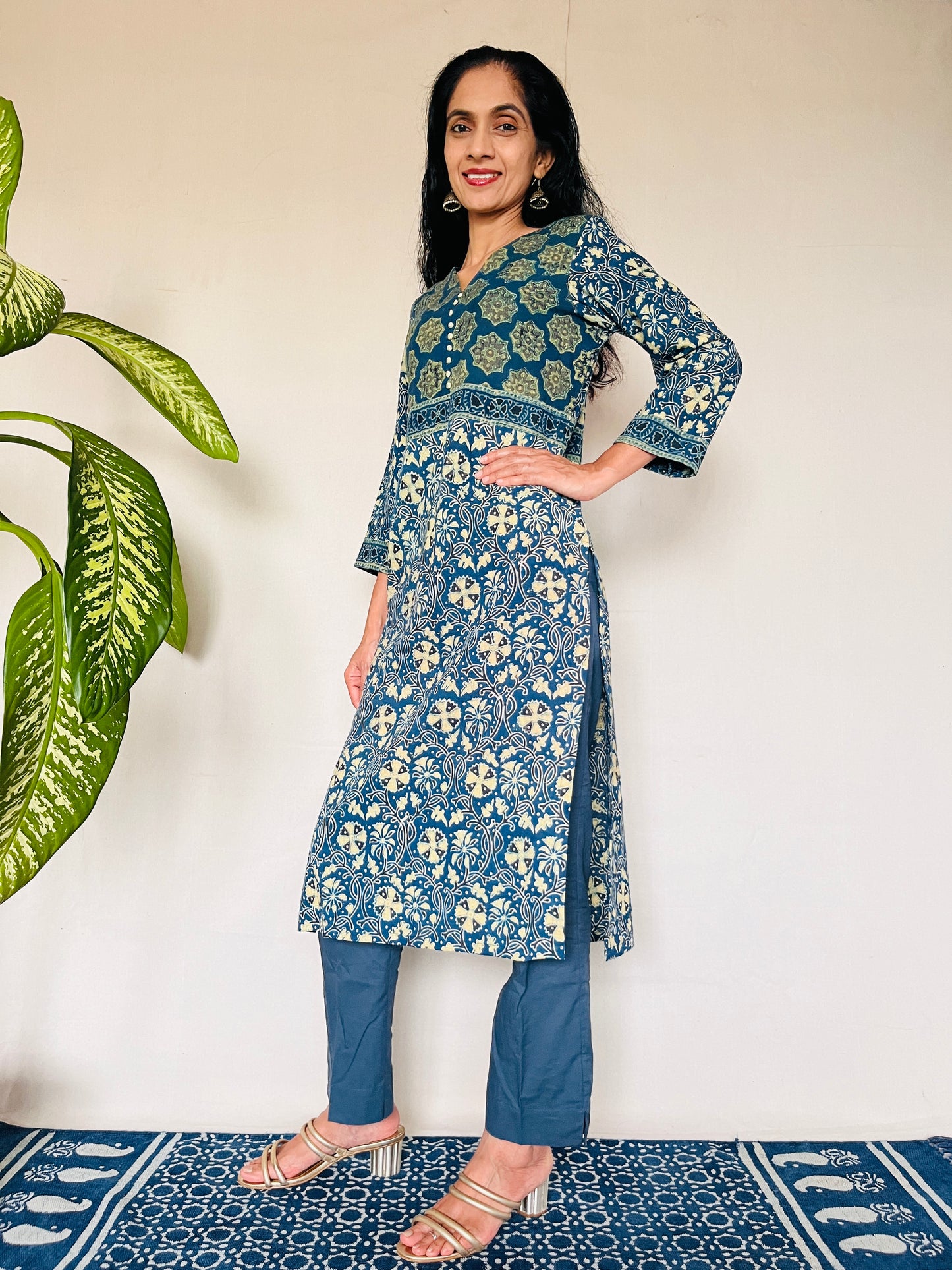 AJRAKH Print Kurti