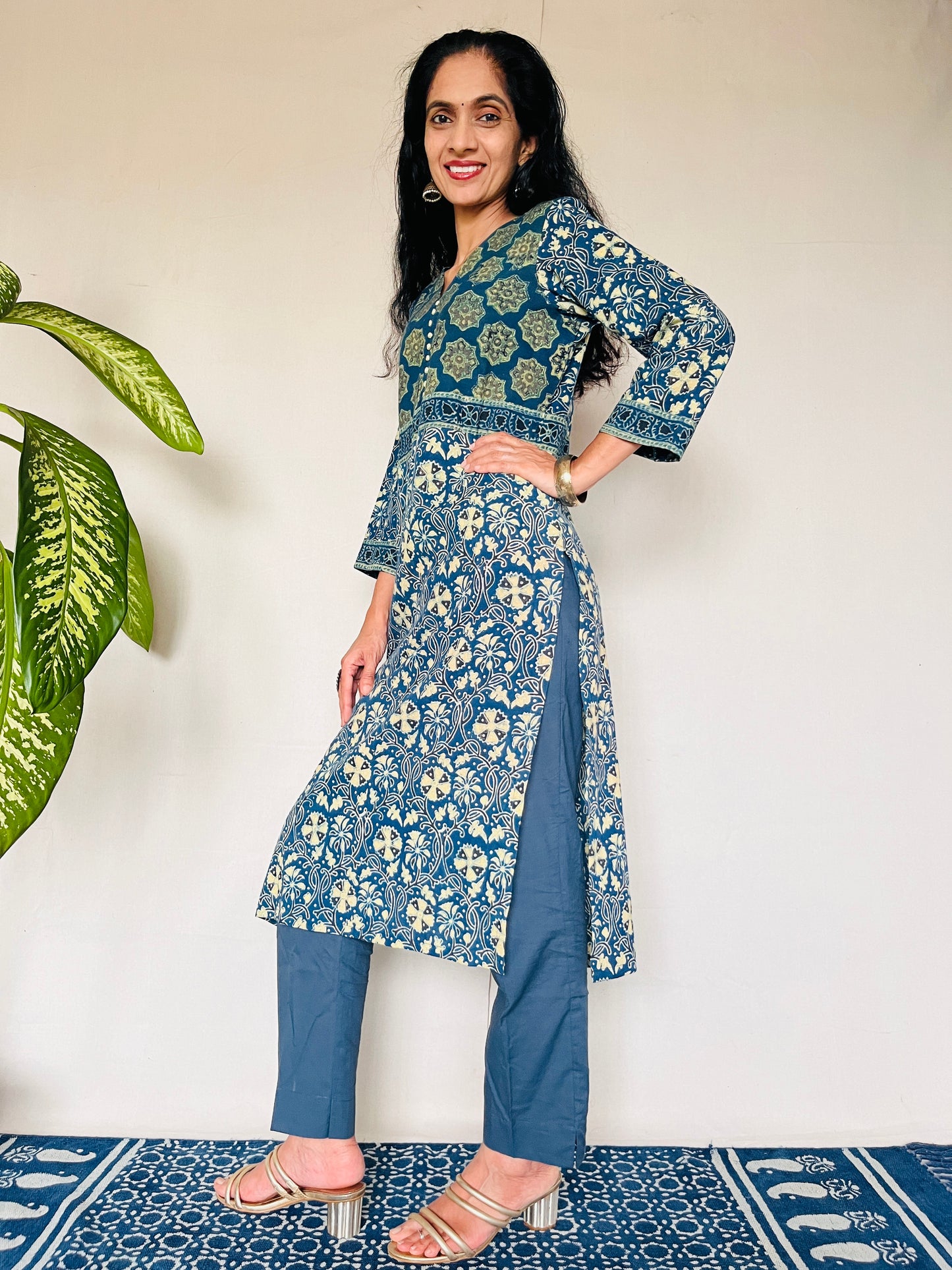 AJRAKH Print Kurti