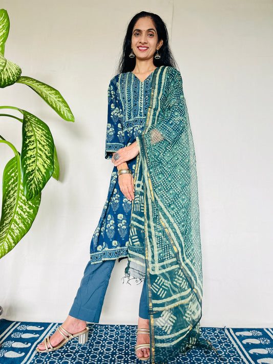 AJRAKH Print Kurti