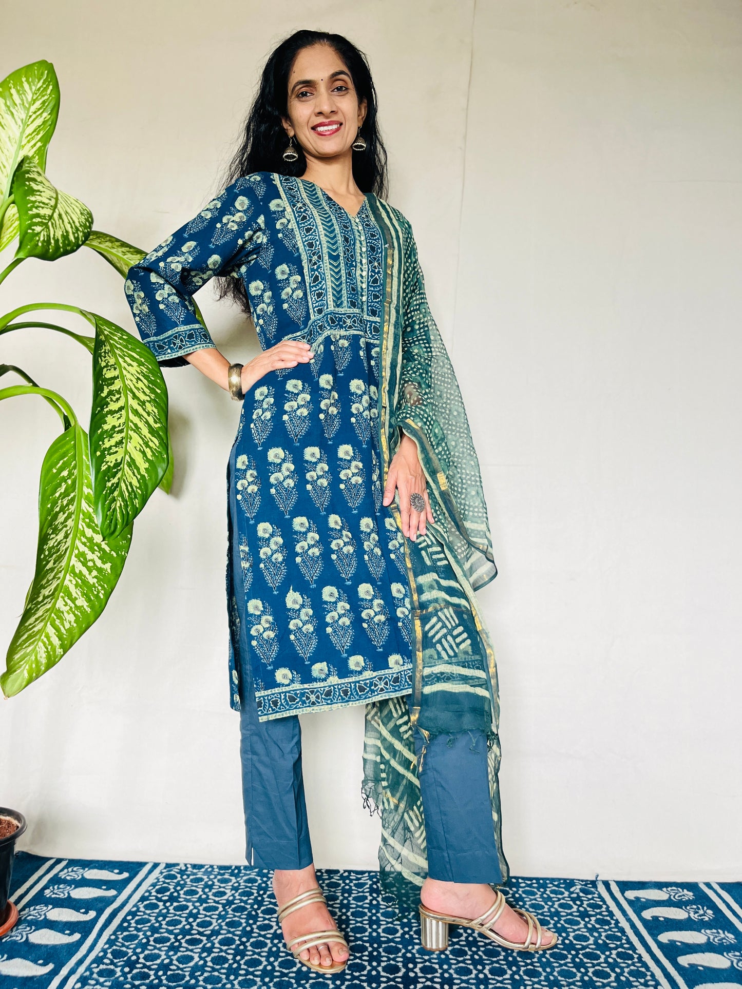 AJRAKH Print Kurti