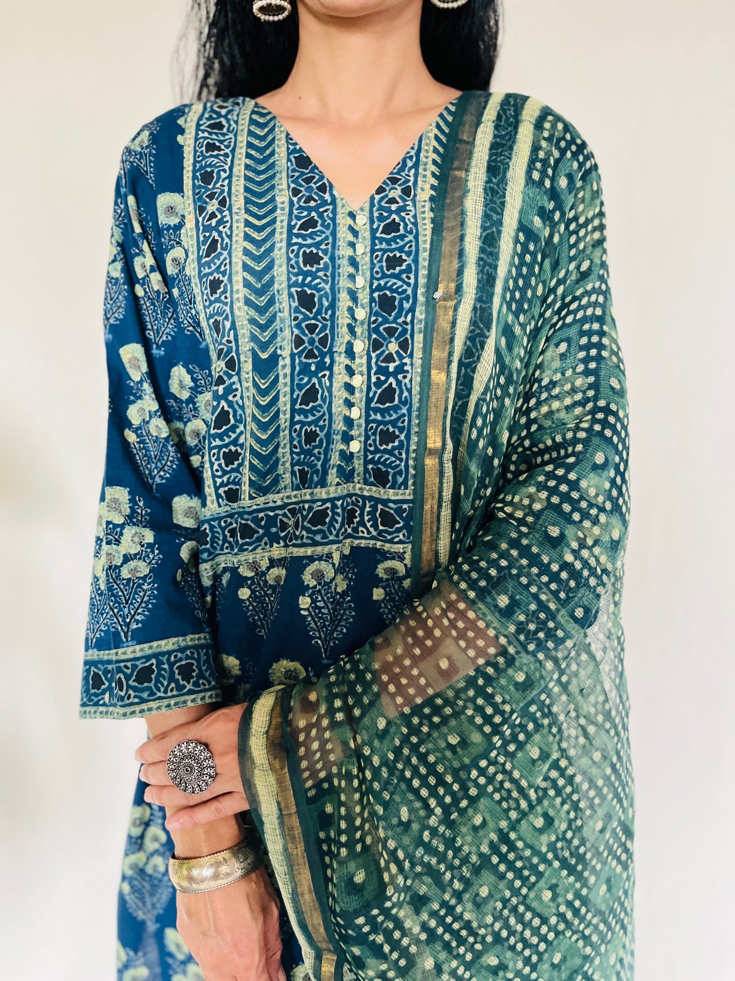 AJRAKH Print Kurti