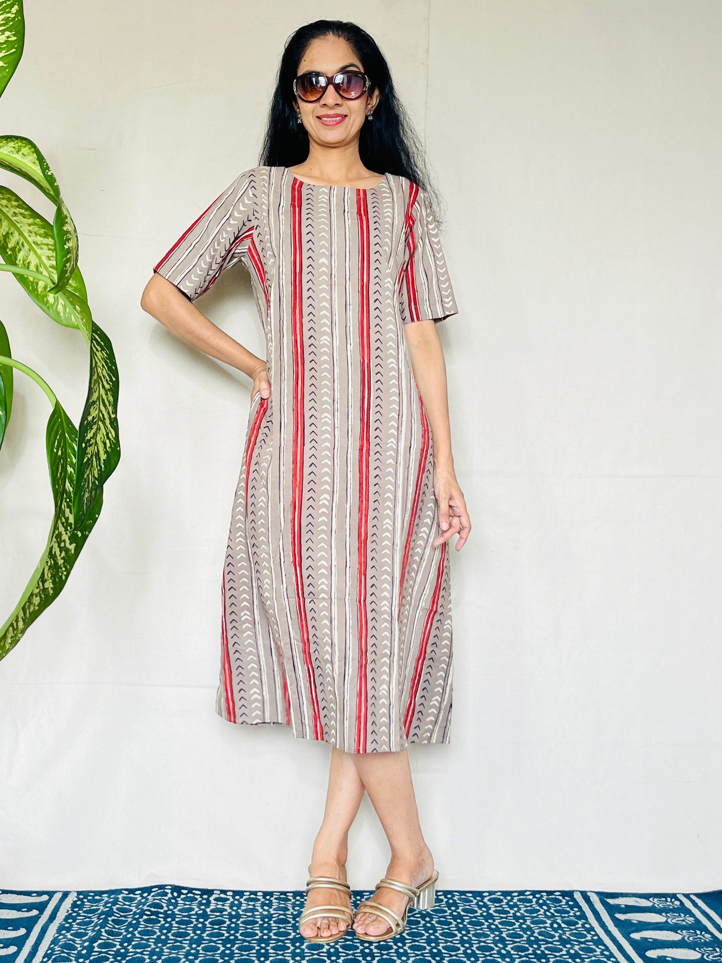 Hand Block Printed Dress