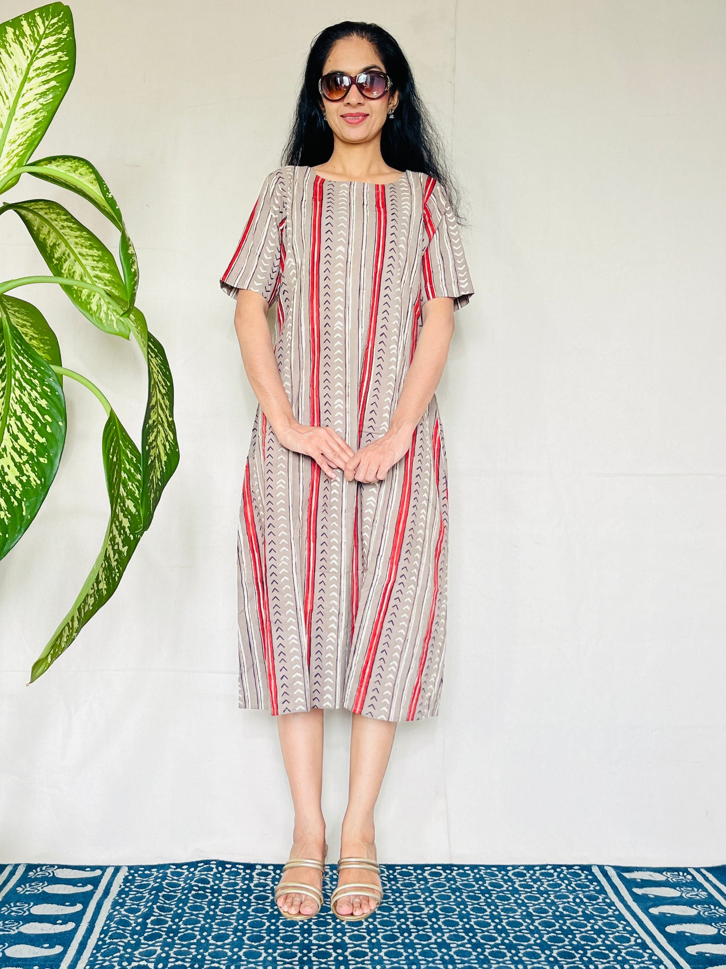 Hand Block Printed Dress