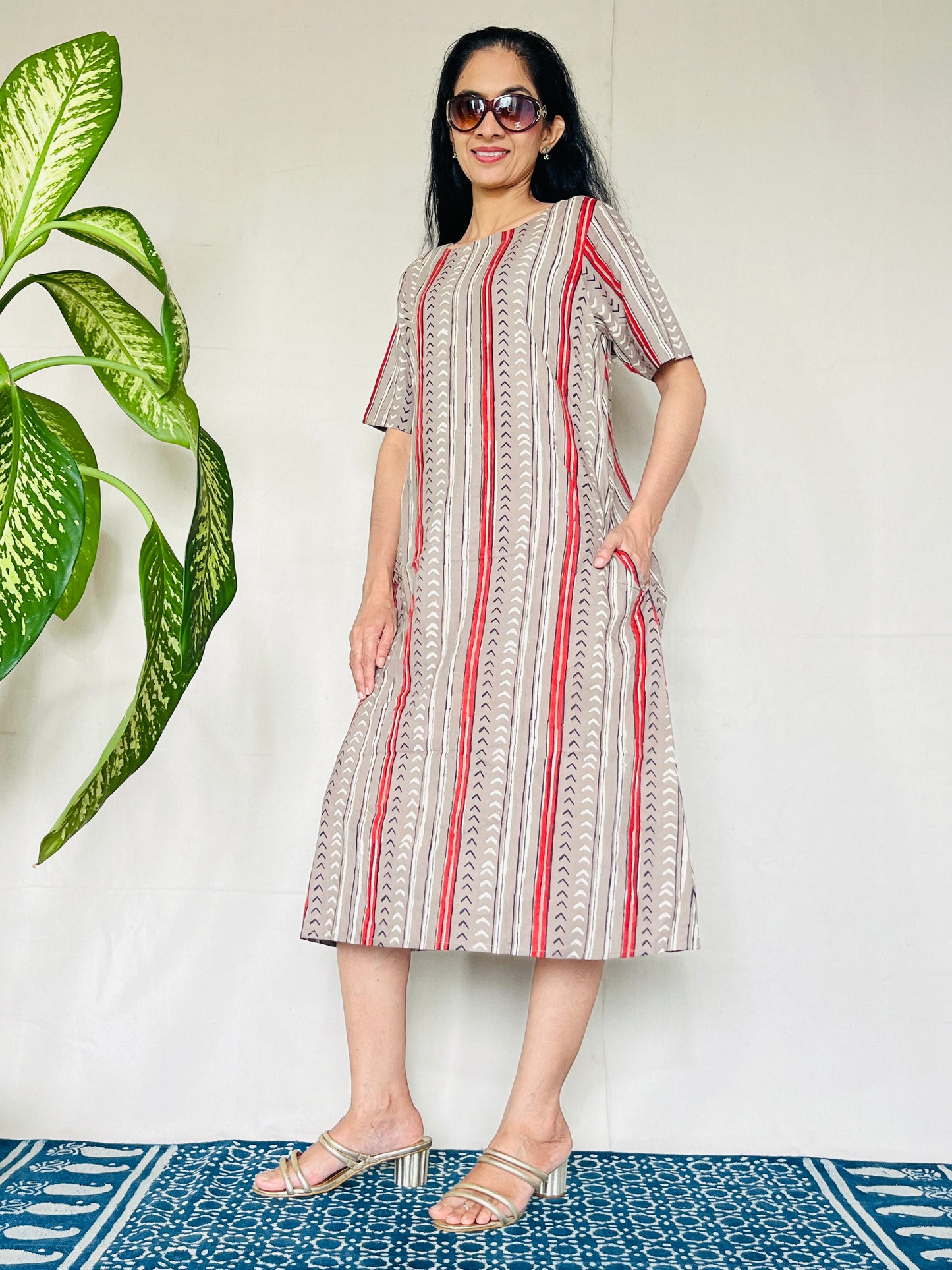 Hand Block Printed Dress