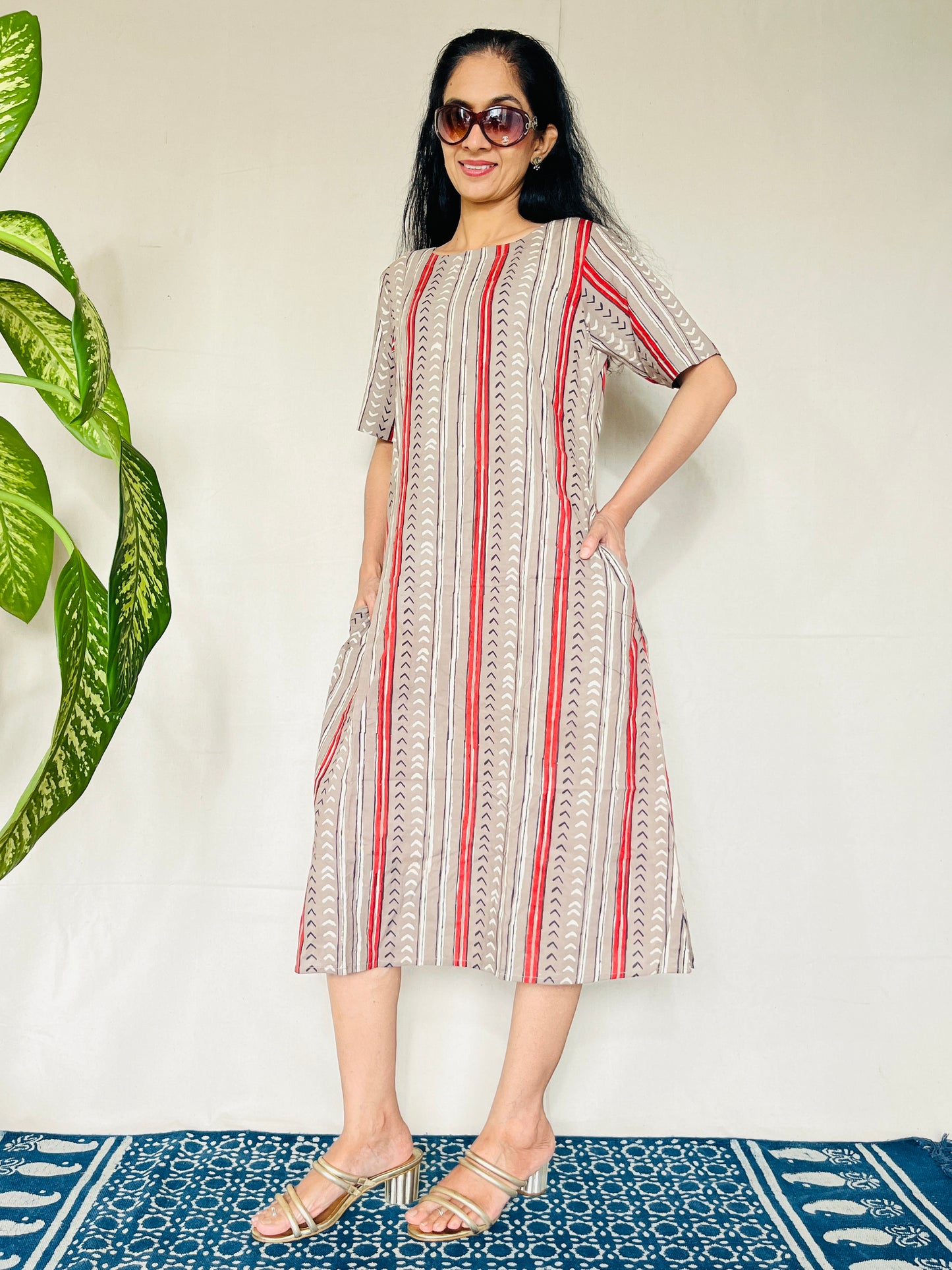 Hand Block Printed Dress