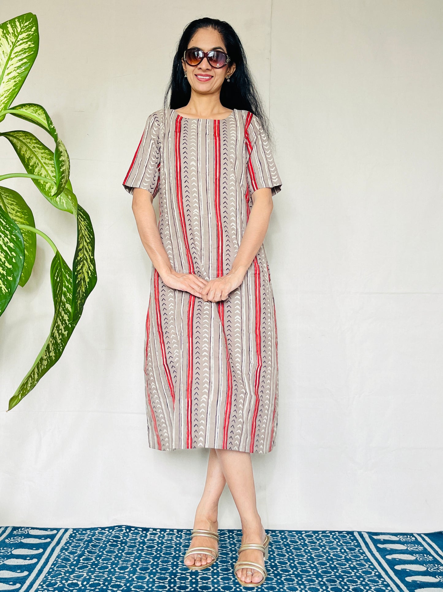 Hand Block Printed Dress