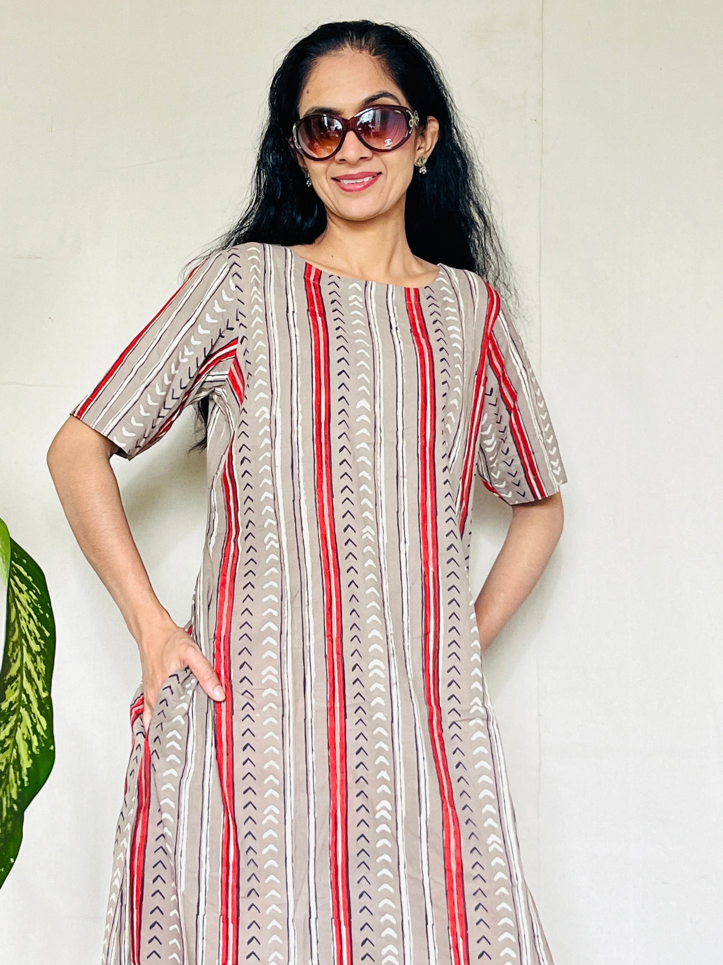 Hand Block Printed Dress